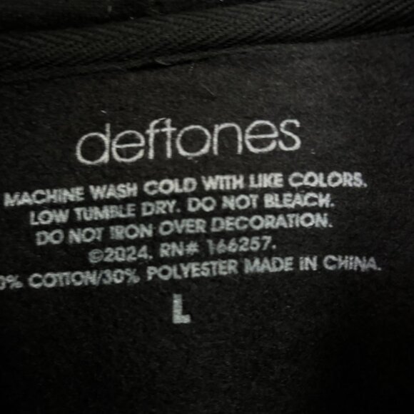 Dia De Los Deftones Nu Metal Band Oversized Hoodie Size Large - Picture 4 of 4